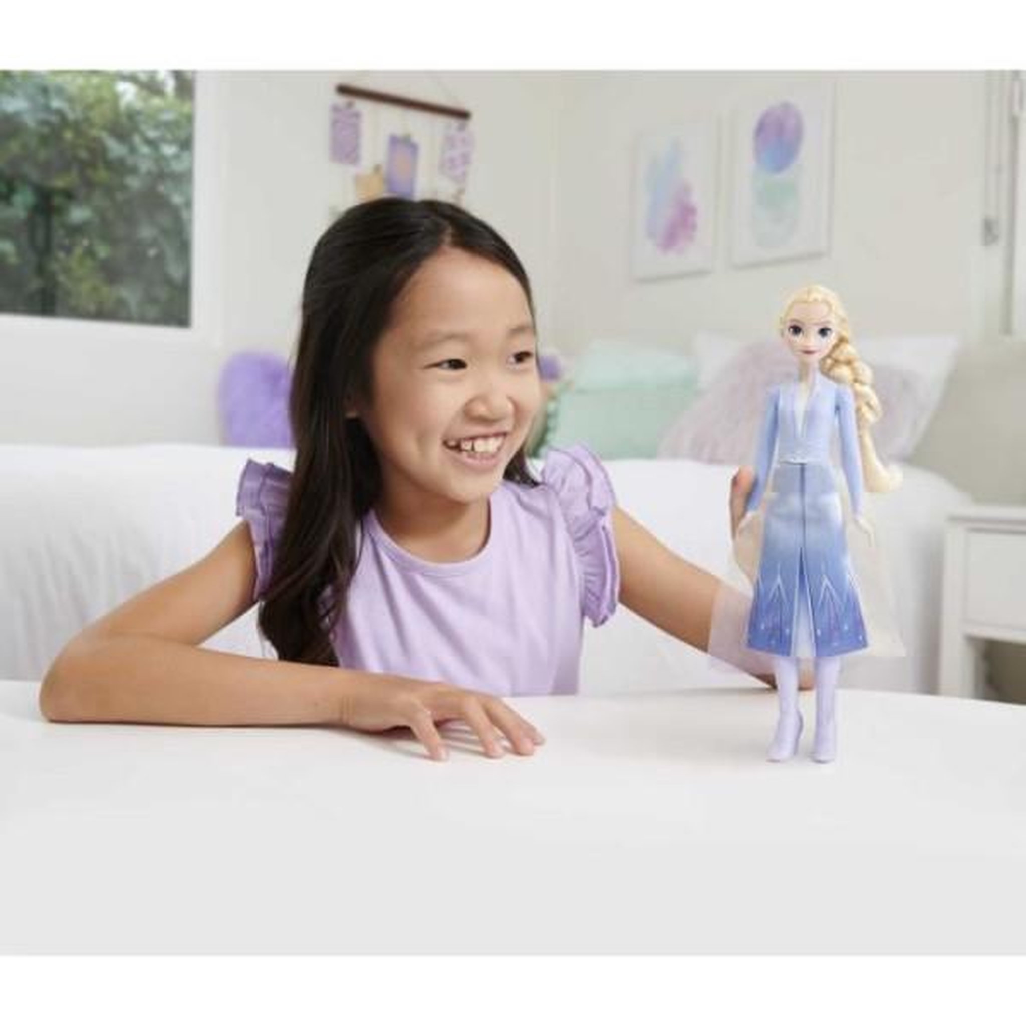 Voir la diapositive 3 : DISNEY PRINCESS La Reine des Neiges 2-Elsa-Mattel Poupée Disney avec habillage et accessoires HLW48