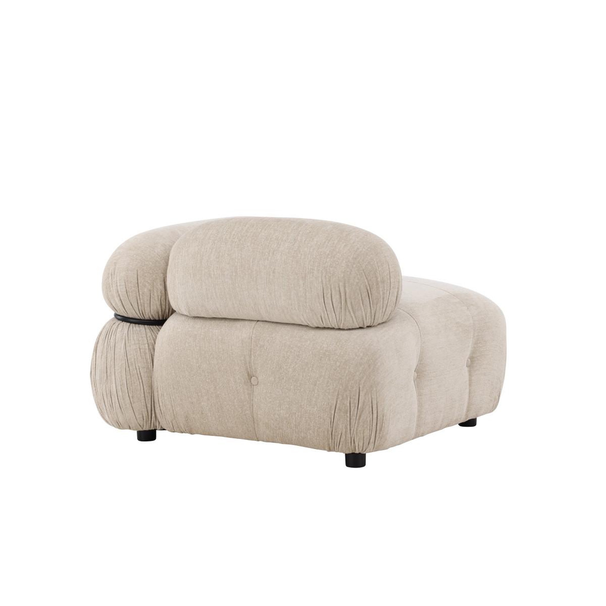 Voir la diapositive 4 : Paris Prix Module de canapé d'angle gauche  mika  95cm beige