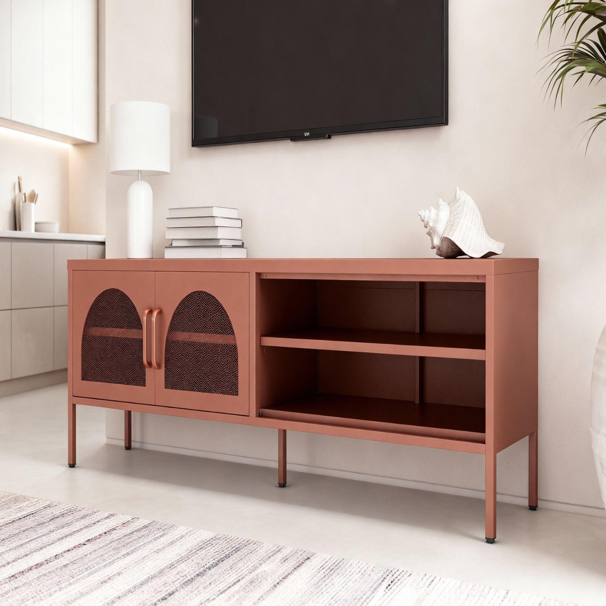 Voir la diapositive 3 : CASANOVA PARIS Aveno - meuble tv 160cm en métal