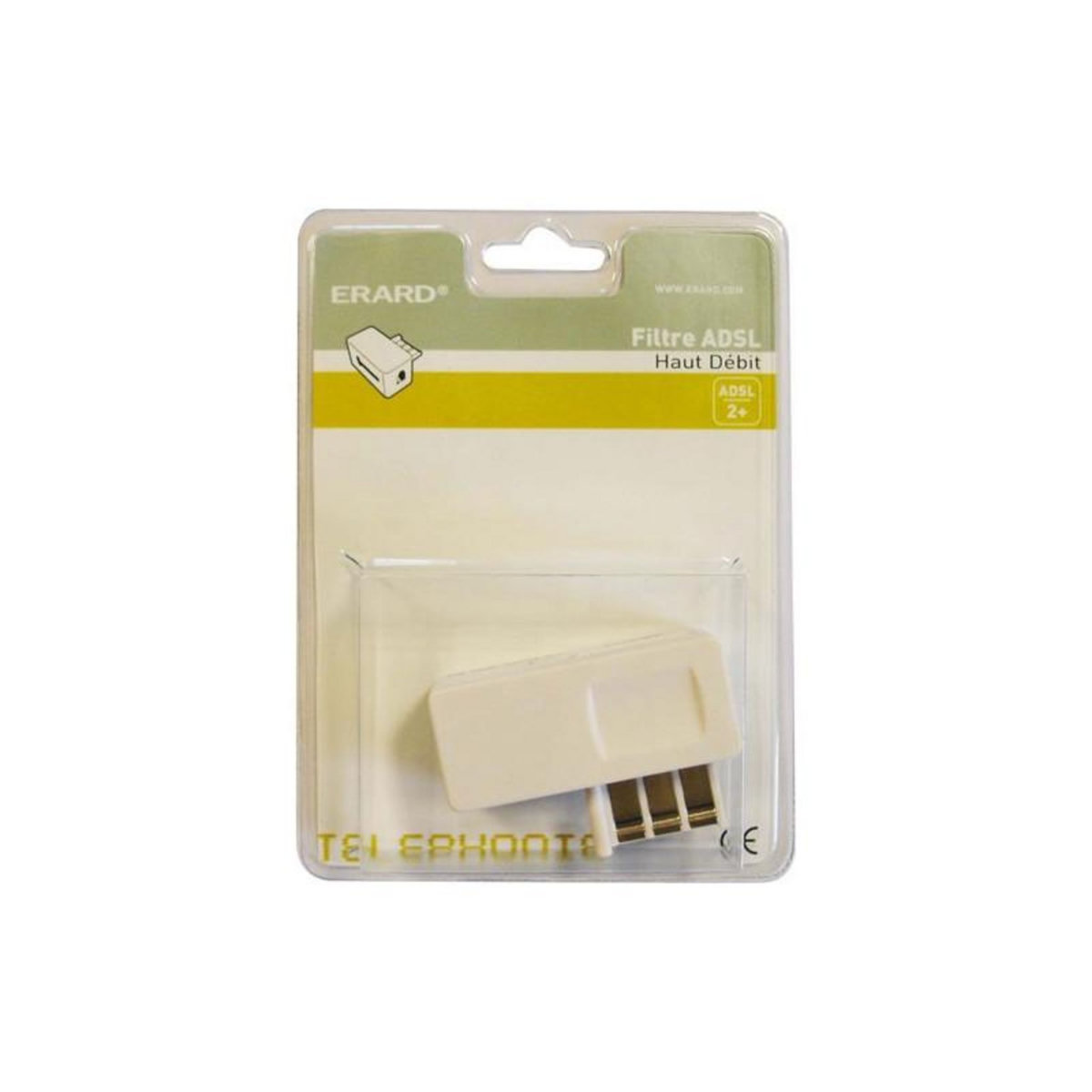 Erard Filtre ADSL prise T M / prise T F + RJ11 F ERARD - 3785