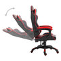 Voir la diapositive 3 : VIDAXL Chaise de jeu Rouge Similicuir