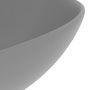 Voir la diapositive 5 : VIDAXL Lavabo de salle de bain Ceramique Gris clair Rond