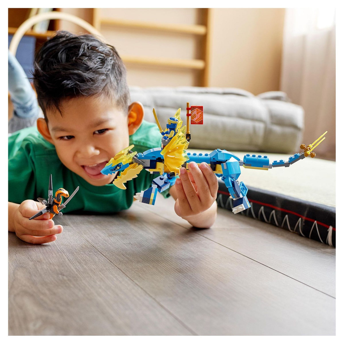 LEGO Ninjago 71760 - Le dragon du tonnerre de Jay - Évolution