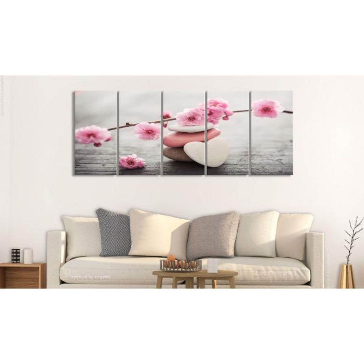 Paris Prix Tableau Imprimé  Tricoloured Pebbles I