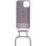 Voir la diapositive 3 : WOODCESSORIES Coque avec cordon iPhone 14 Plus Tour de cou lila