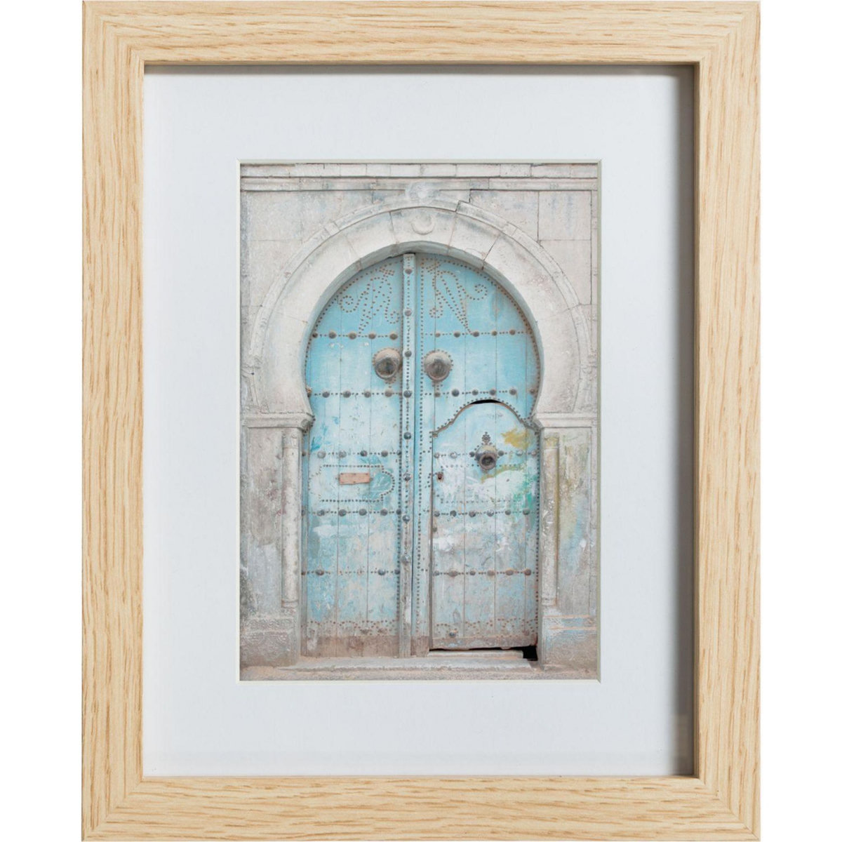 ATMOSPHERA 5 Cadres photos muraux Ethnique - Marron