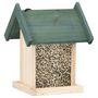 Voir la diapositive 3 : VIDAXL Mangeoires a oiseaux 4 pcs Bois de sapin