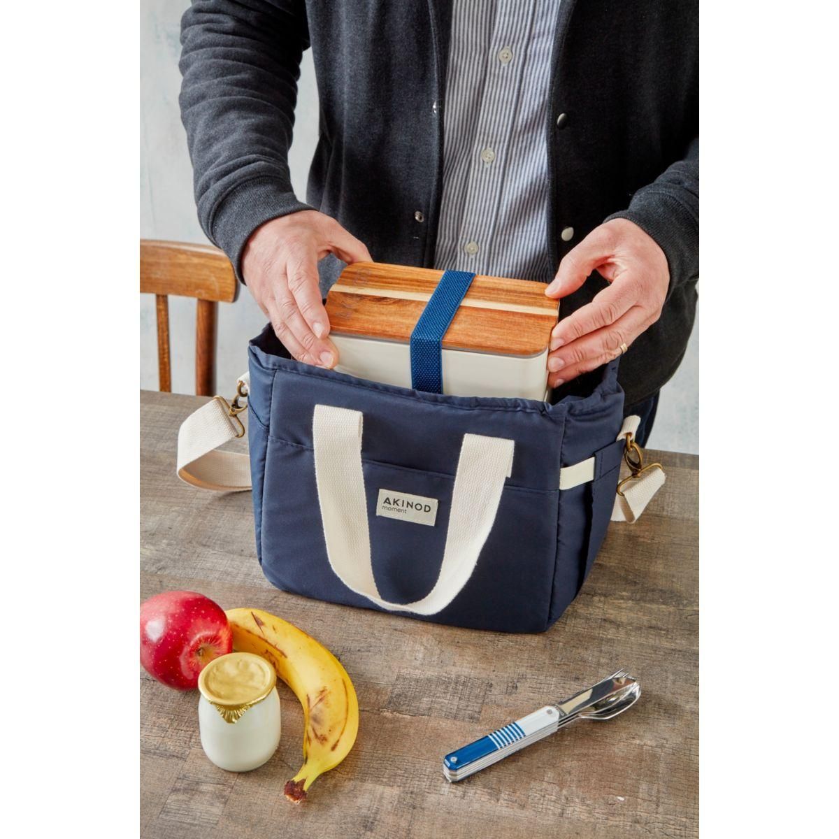 AKINOD Lunch bag 8h17 Bleu navy