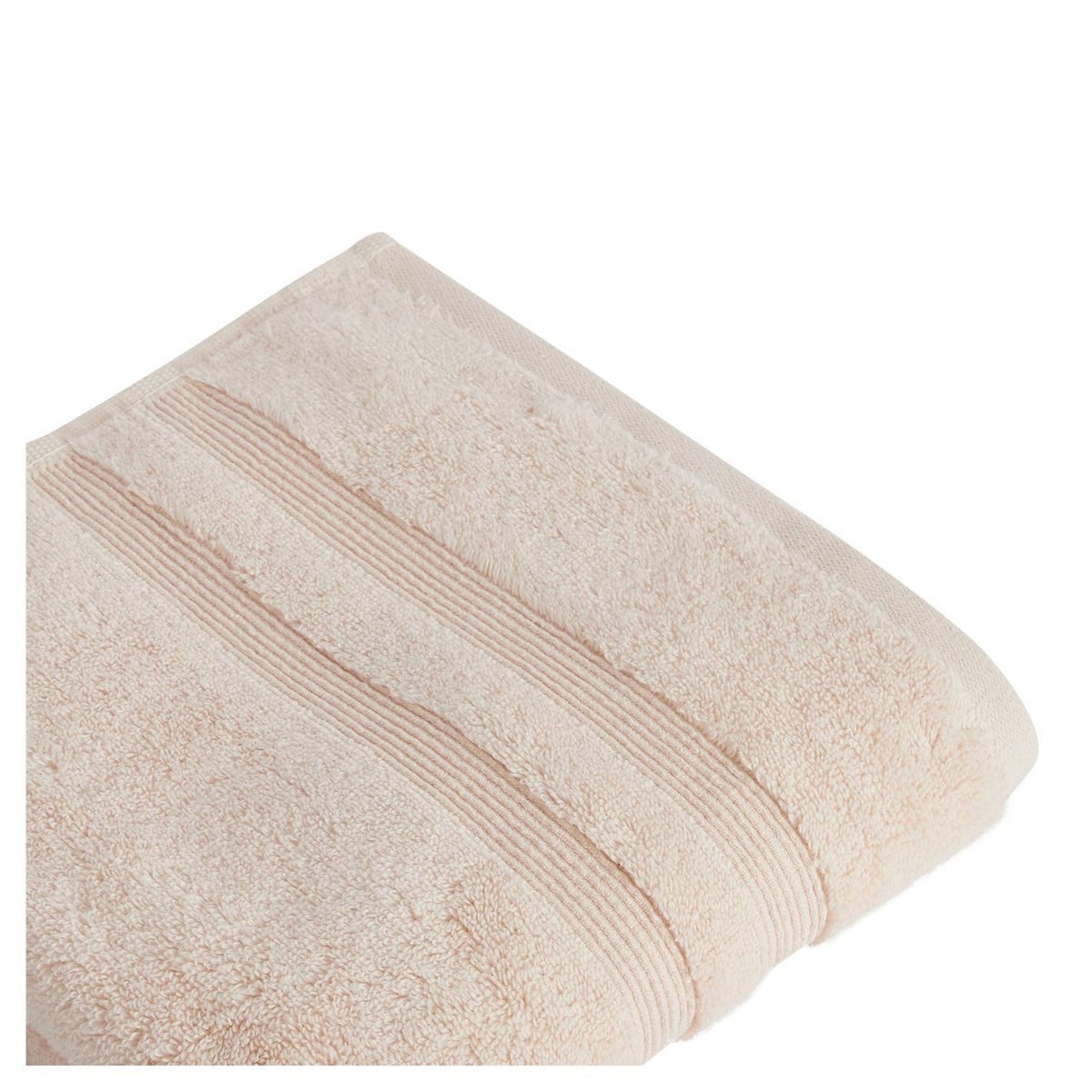 ACTUEL Serviette invité unie en coton tissé 500 g/m²