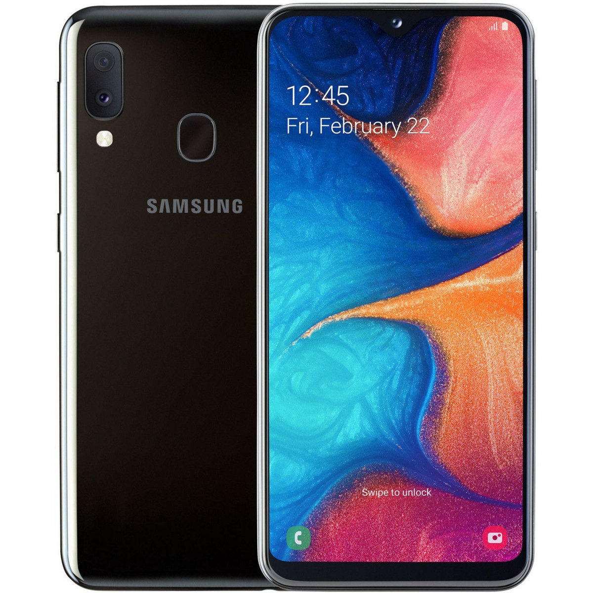 Samsung Galaxy A20E (Dual Sim) Reconditionné 32 Go - Grade C - Noir