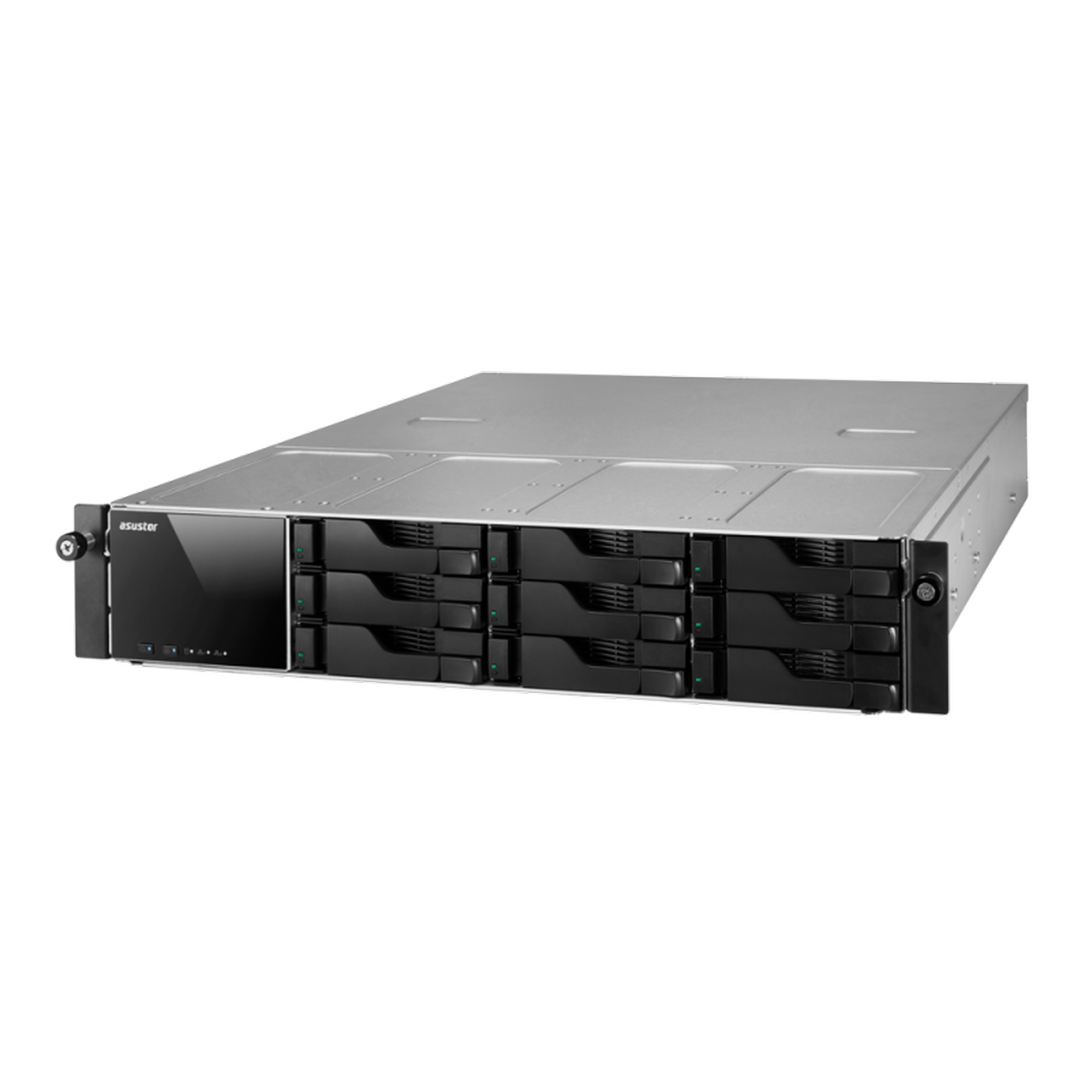 Voir la diapositive 2 : Asustor ASUSTOR NAS 9b r2u atom dual 2.13 ghz gbx2