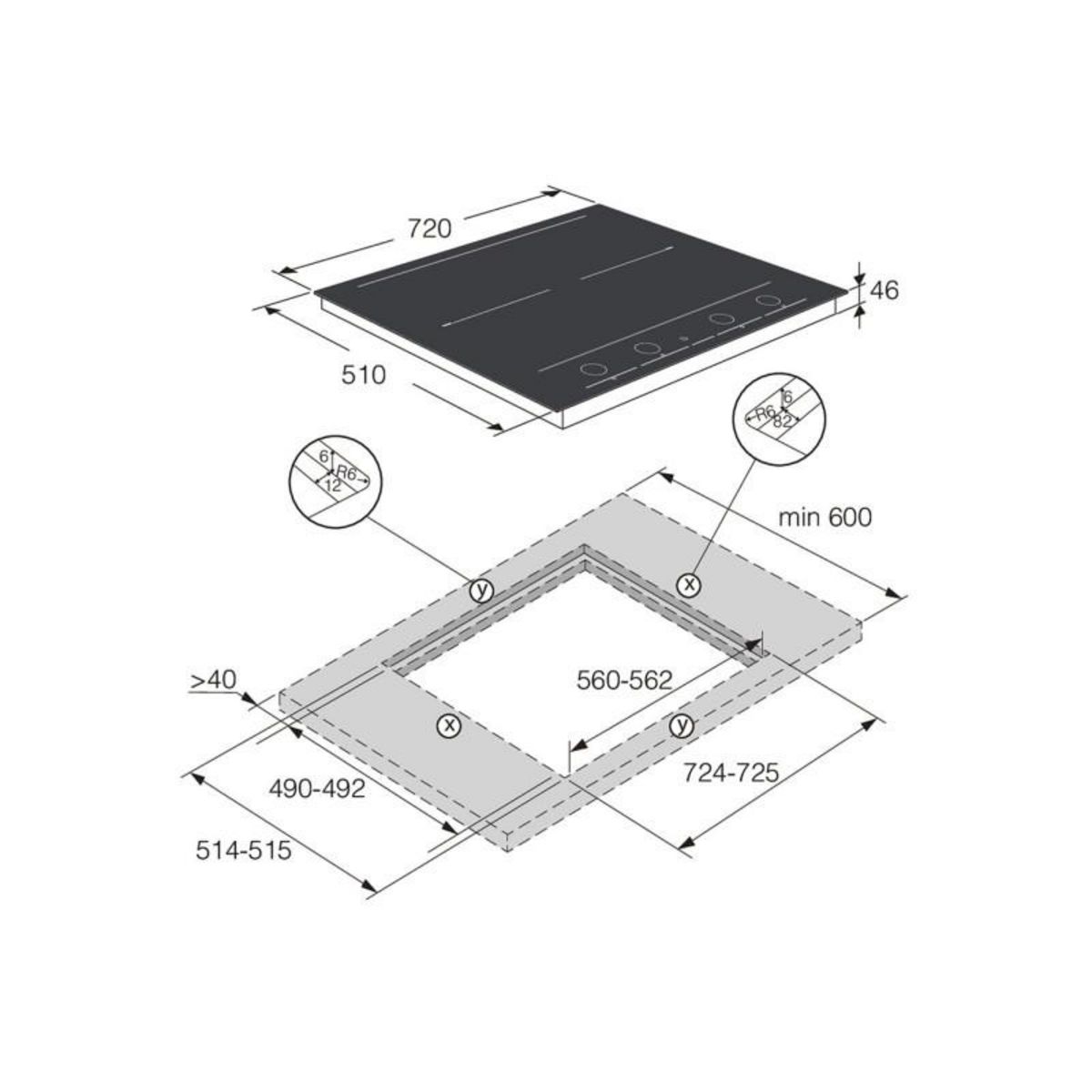 ASKO Plaque induction HID754MFC