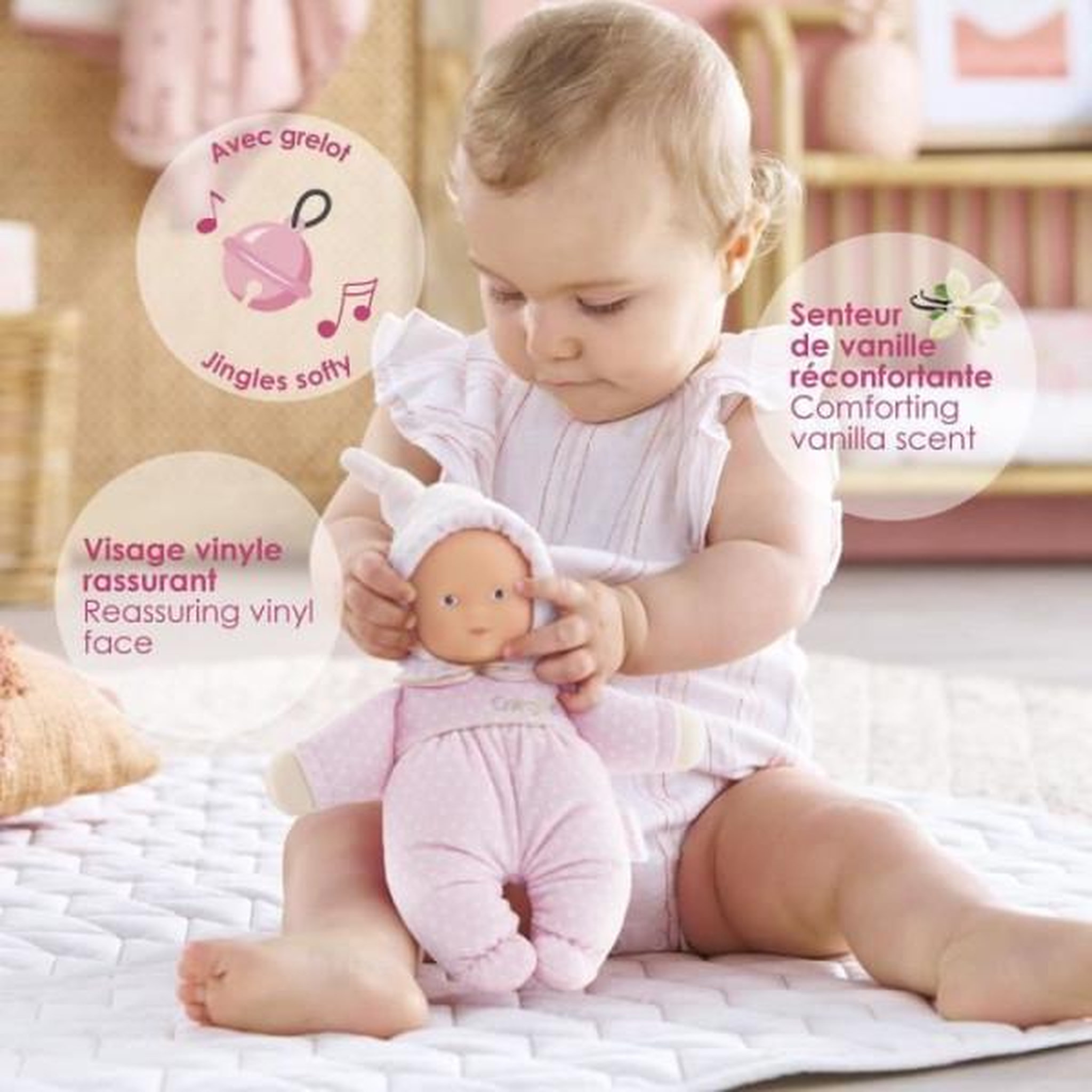 Voir la diapositive 4 : Corolle Doudou Babidoux Rêves d'Étoiles