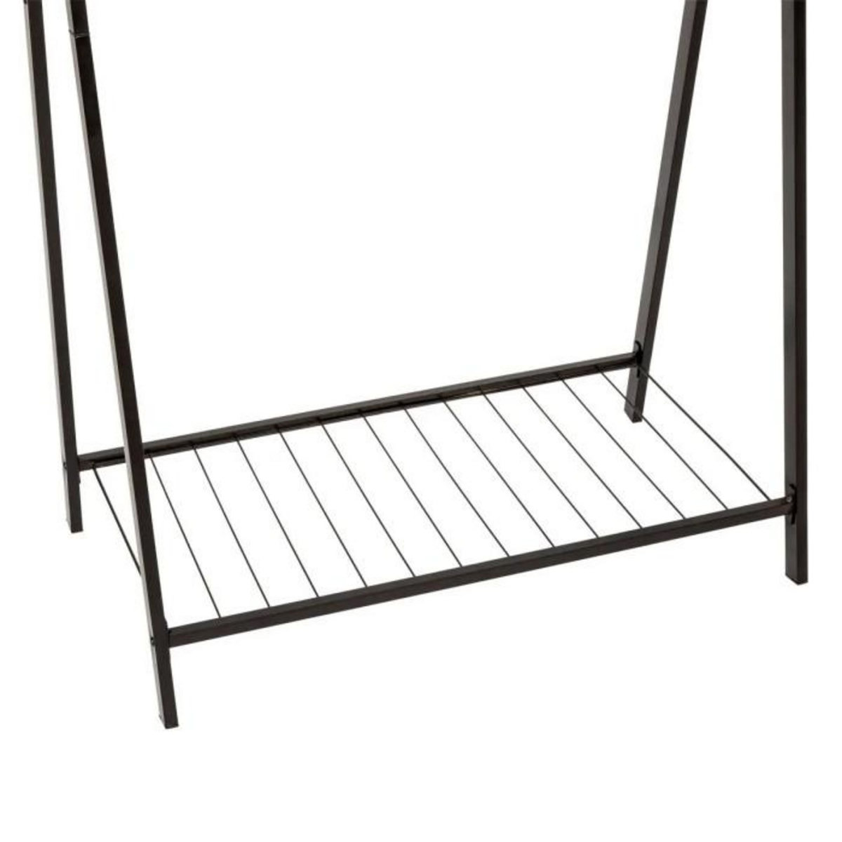 FIVE Portant à Vêtements Double en Métal  Metty  145cm Noir