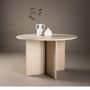 Voir la diapositive 5 : Paris Prix Table à Manger Ronde  Tyreso  120cm Naturel