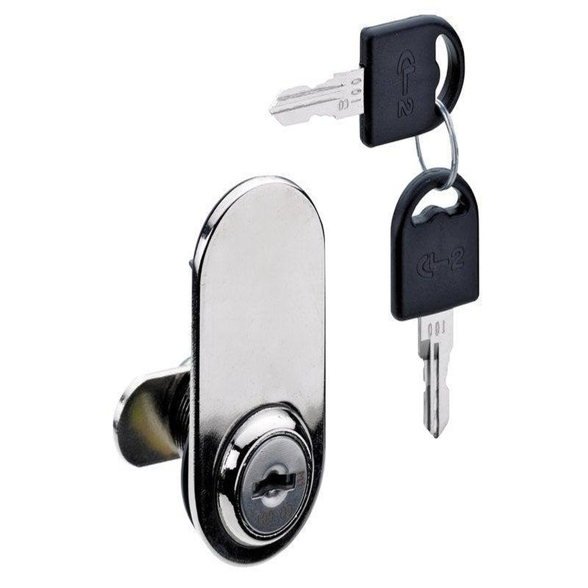 CENTRALE BRICO Serrure de vitrine acier à encastrer HETTICH de 4 a 14 mm  reversible