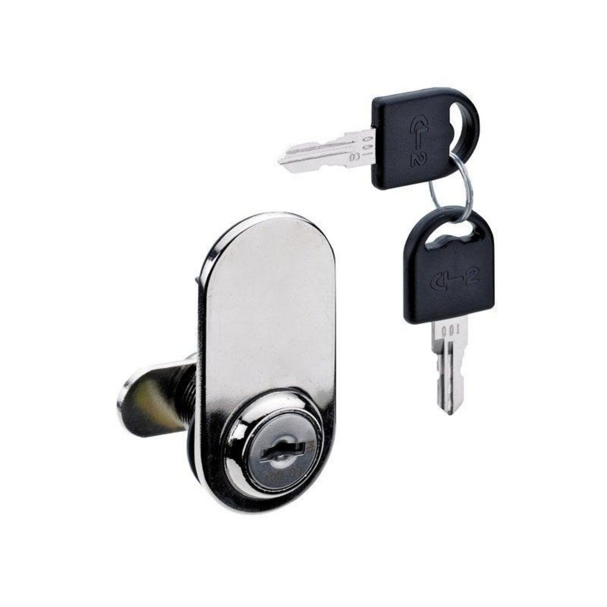 CENTRALE BRICO Serrure de vitrine acier à encastrer HETTICH de 4 a 14 mm  reversible