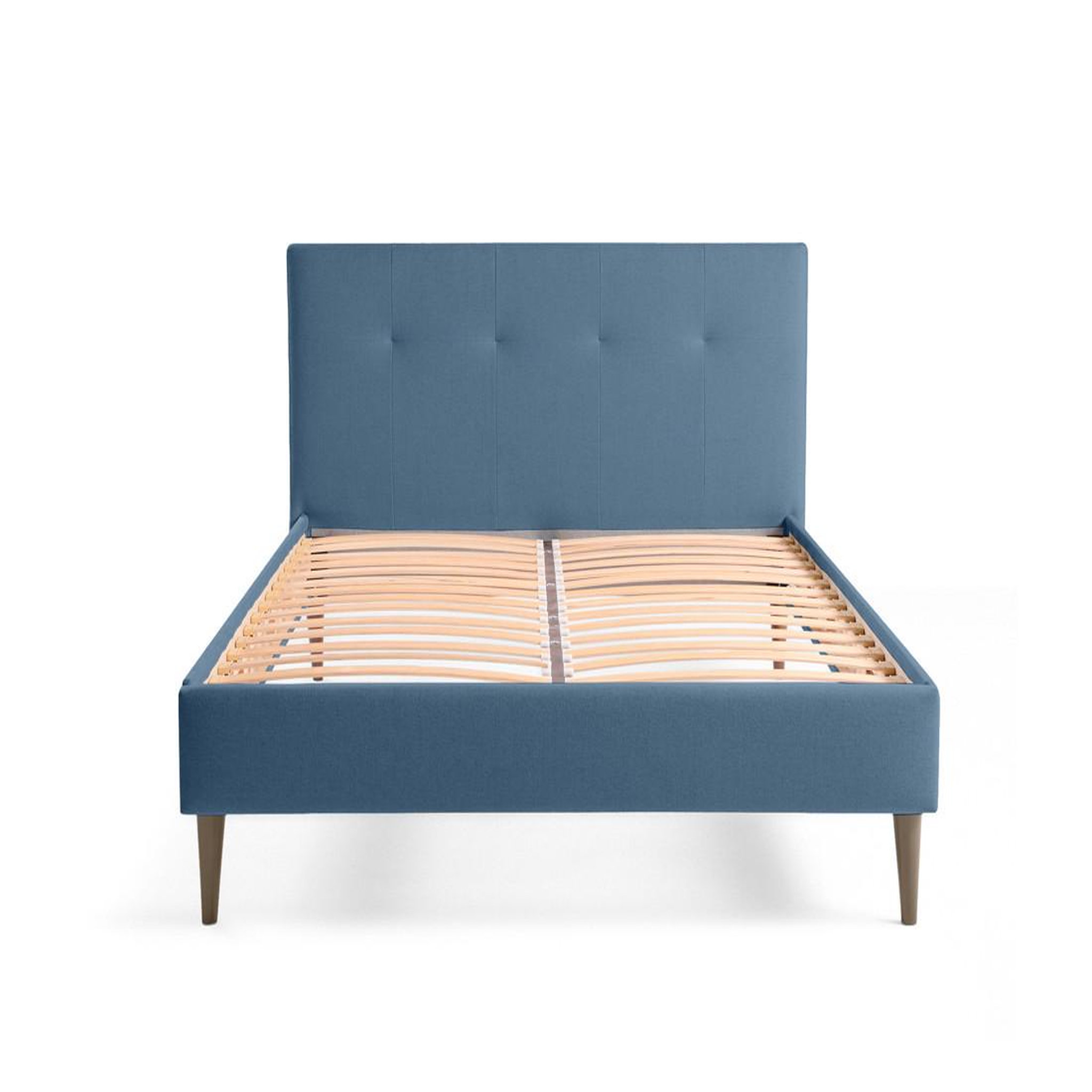Voir la diapositive 1 : BEST MOBILIER Monet - lit - 160x200 - sommier inclus - en tissu