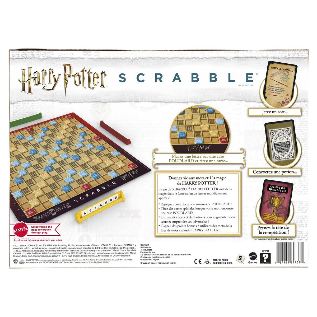 MATTEL Jeu Scrabble Harry Potter