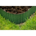 NATURE Bordure gazon polyéthylene verte H15 cm x 9 m - NATURE