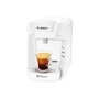 Voir la diapositive 2 : BOSCH Cafetière à dosettes 3.3bars 1300w blanc - tas3104