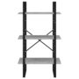 Voir la diapositive 5 : VIDAXL Etagere de rangement gris beton 60x30x105 cm bois d'ingenierie