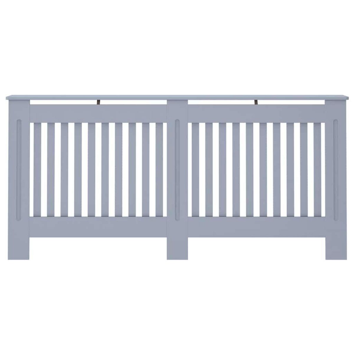 VIDAXL Cache-radiateur anthracite 172x19x81,5 cm MDF