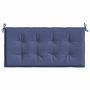 Voir la diapositive 4 : VIDAXL Coussin de banc de jardin bleu marine 120x50x3 cm tissu oxford