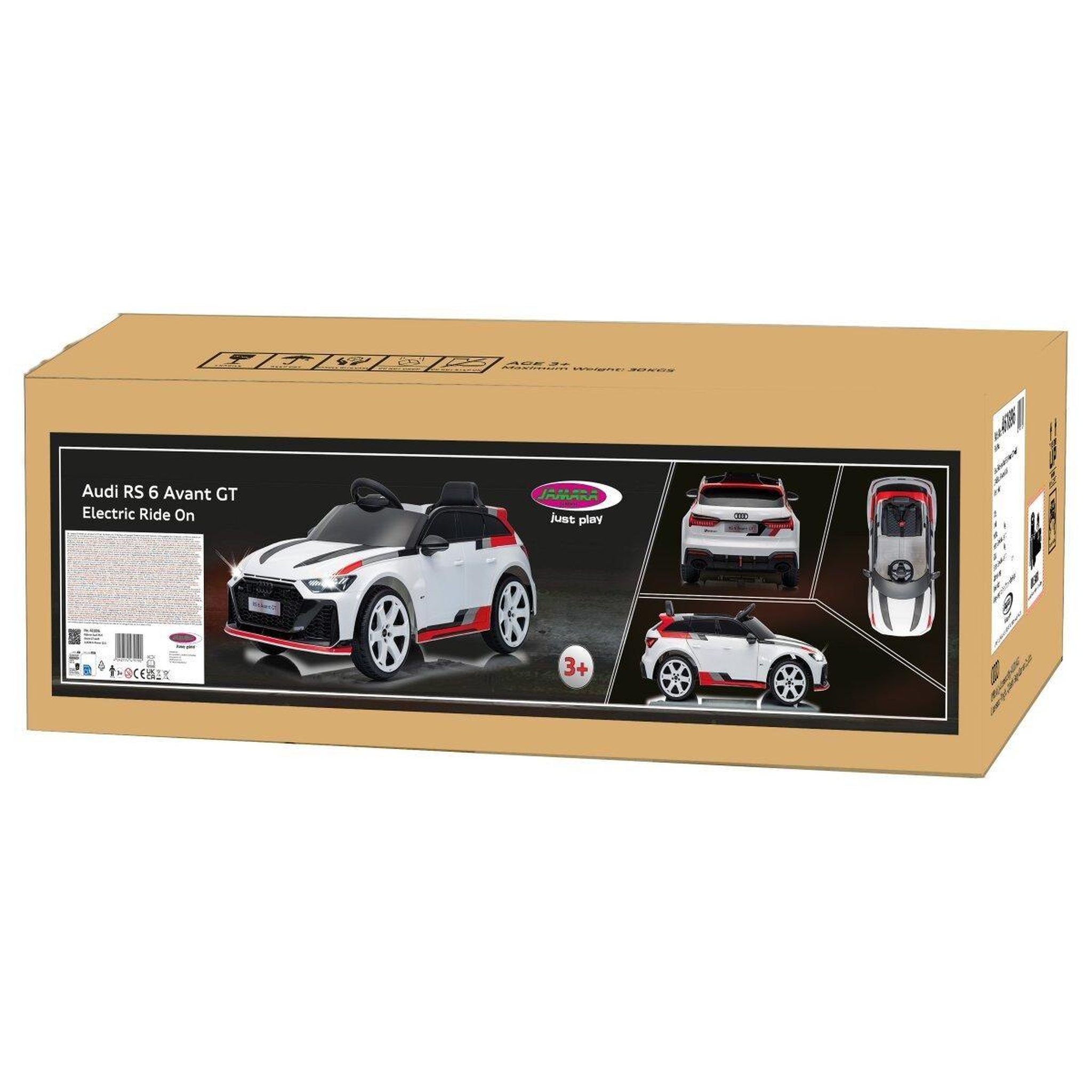 Voir la diapositive 4 : Jamara Ride-on audi rs 6 avant gt blanc 2,4ghz li-power 12.6