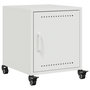 Voir la diapositive 2 : VIDAXL Table de chevet blanc 36x39x43,5 cm acier