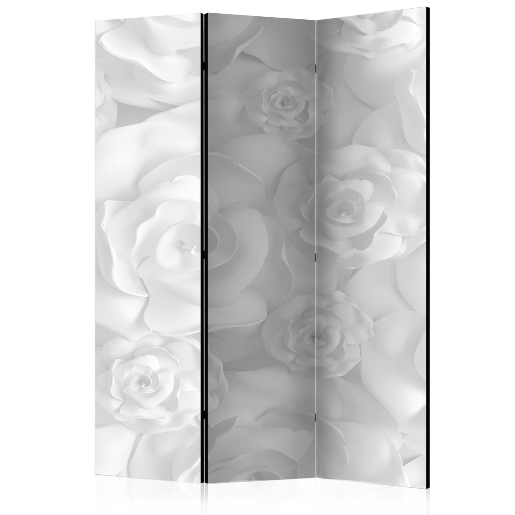 Paris Prix Paravent 3 volets  plaster flowers  135x172cm