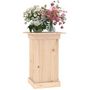 Voir la diapositive 4 : VIDAXL Support a fleurs 40x40x60 cm Bois de pin solide