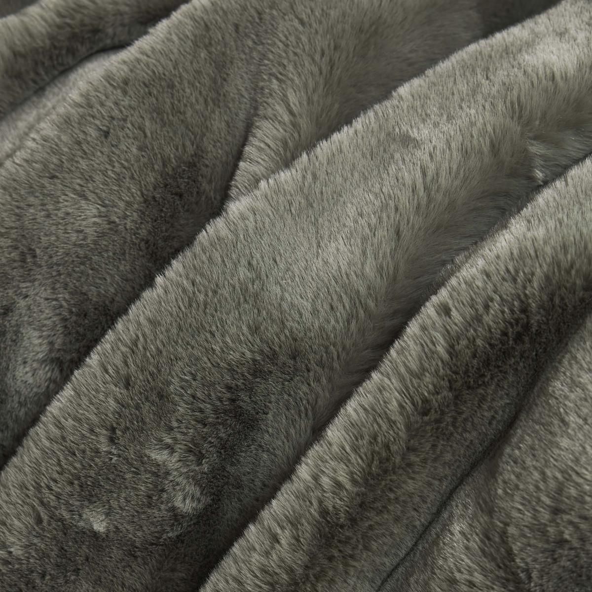 FUTURE HOME Plaid fausse fourrure 150x200 cm