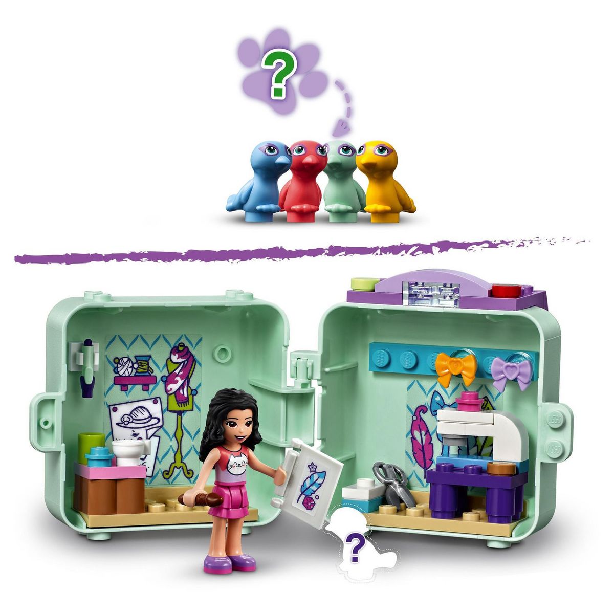 LEGO Friends 41668 - Emma's Fashion Cube dès 6 ans