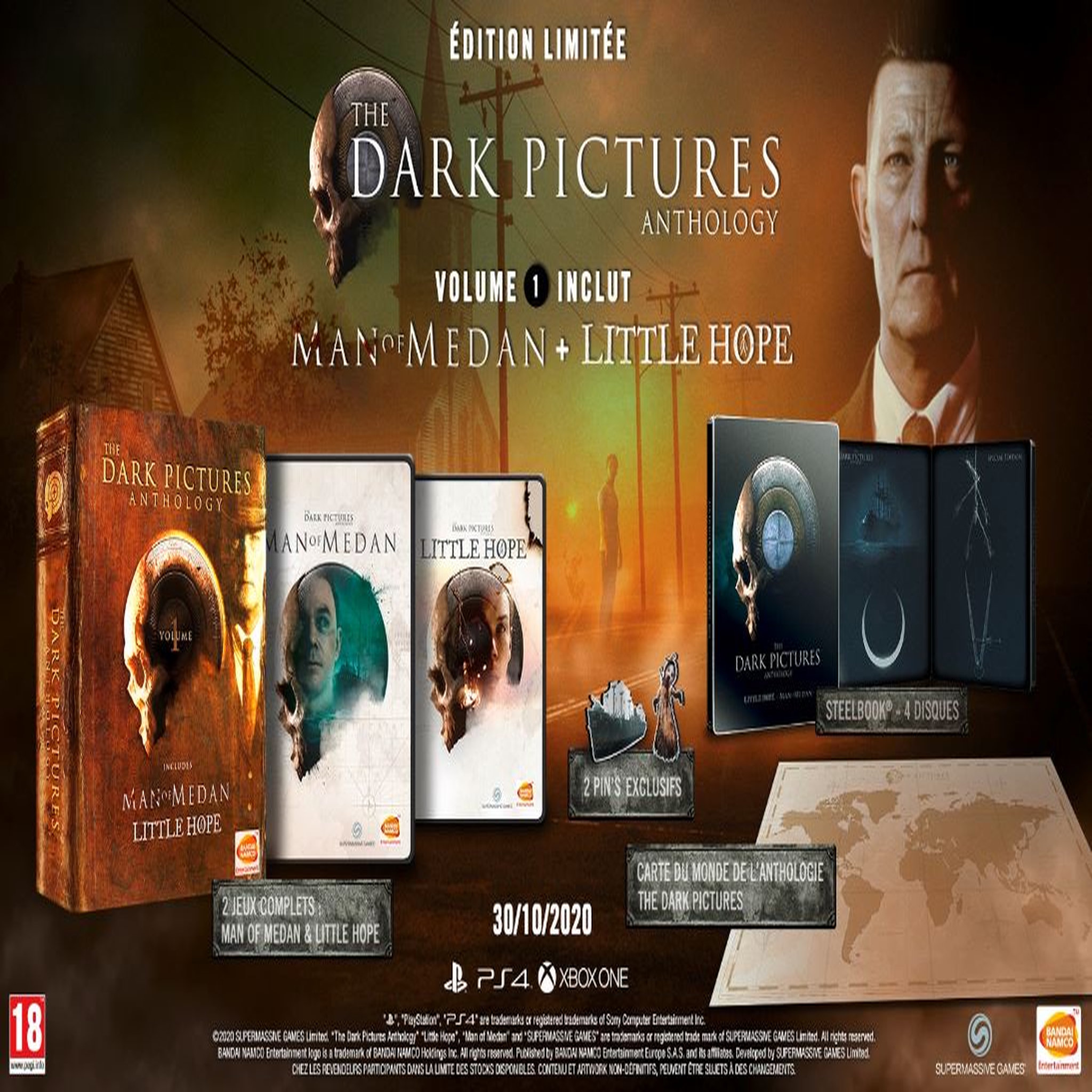 Voir la diapositive 2 : The Dark Pictures Anthology : Man of Medan et Little Hope Xbox One