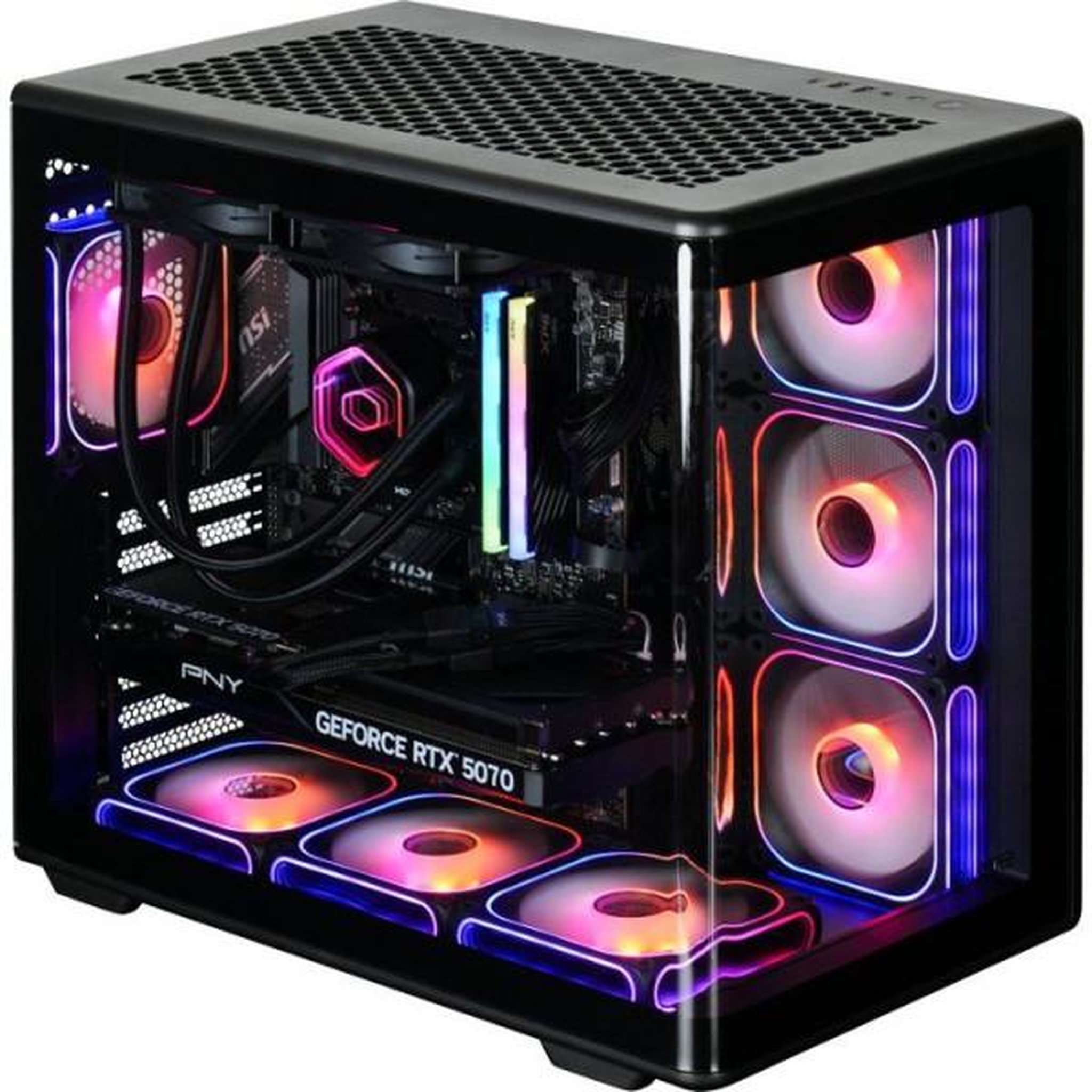 Cooler Master PC Gamer powered by COOLER MASTER - Sans Windows - AMD Ryzen 9600X - RTX 5070 12 Go - RAM 32Go DDR5 - SSD 2To