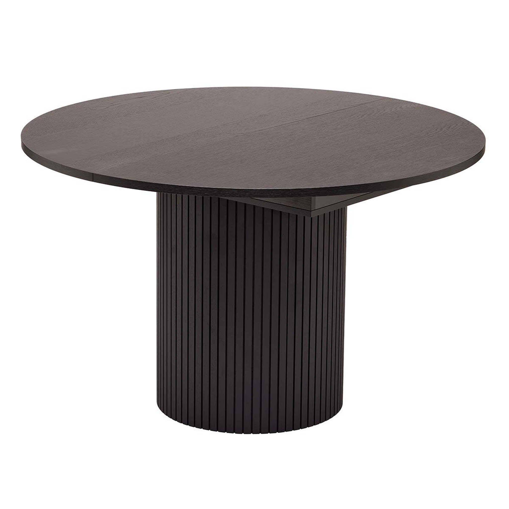 Paris Prix Table à manger extensible  toscana  120-160cm chêne & noir