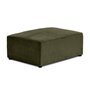 Voir la diapositive 3 : BEST MOBILIER Topaze - pouf - en velours côtelé plat