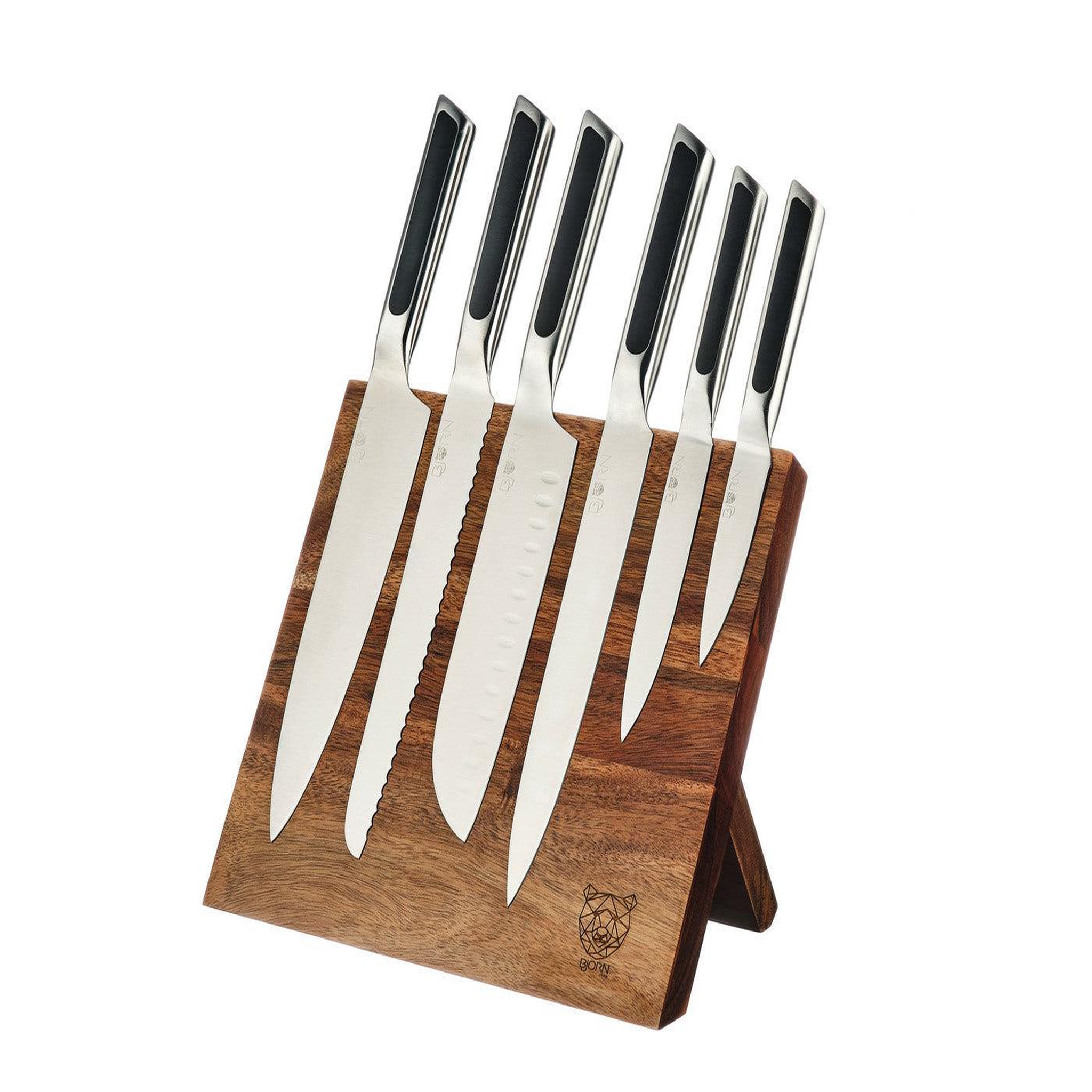 BJORN Bloc couteaux de cuisine loki vantaa - 7 pièces
