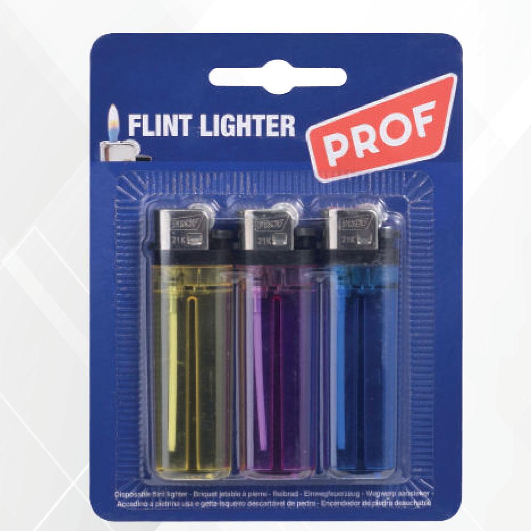 Voir la diapositive 1 : PYROFEU Briquet  3 pcs