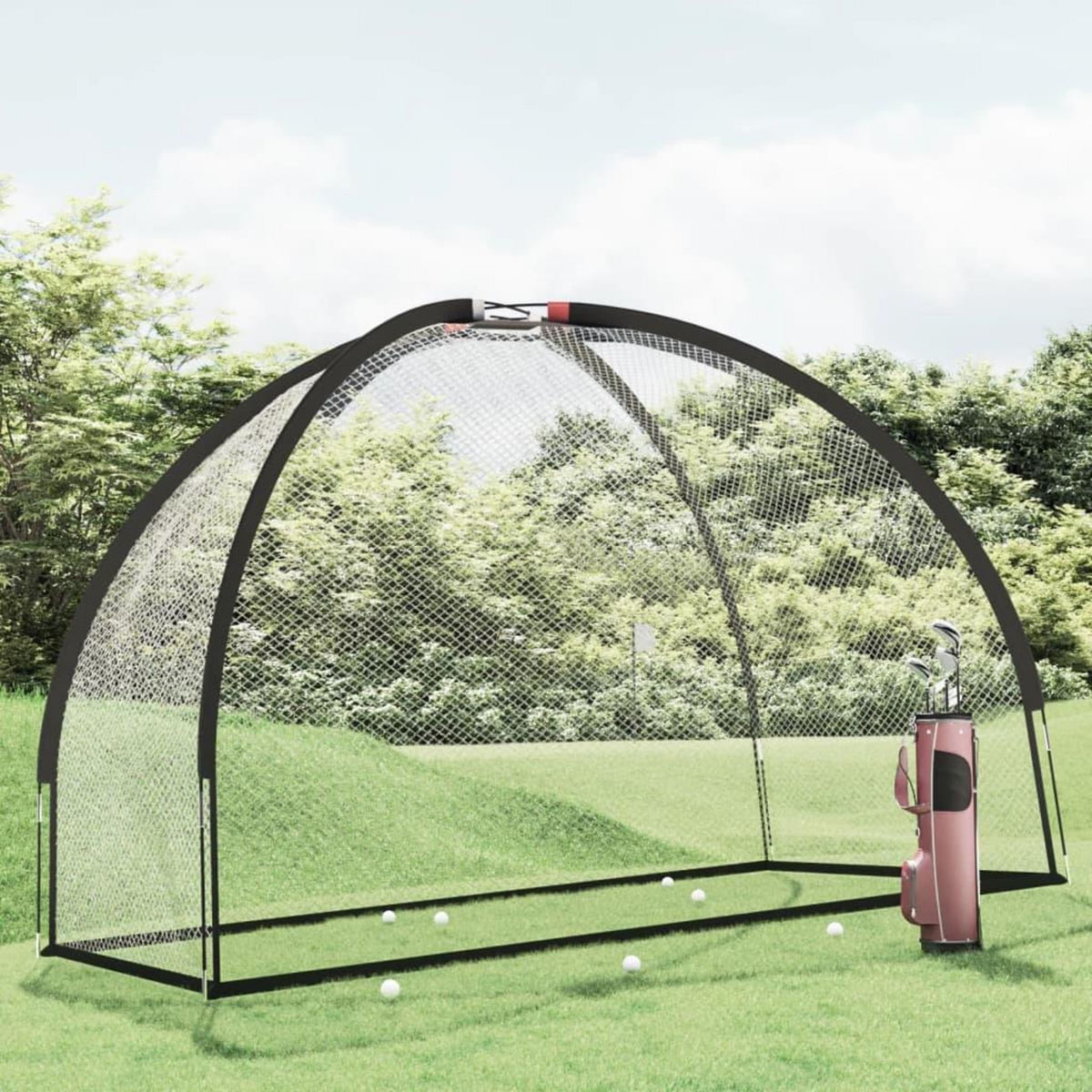 Filet De Pratique De Cricket 40x10 Pieds - Nylon Vert, épaisseur 0.5mm