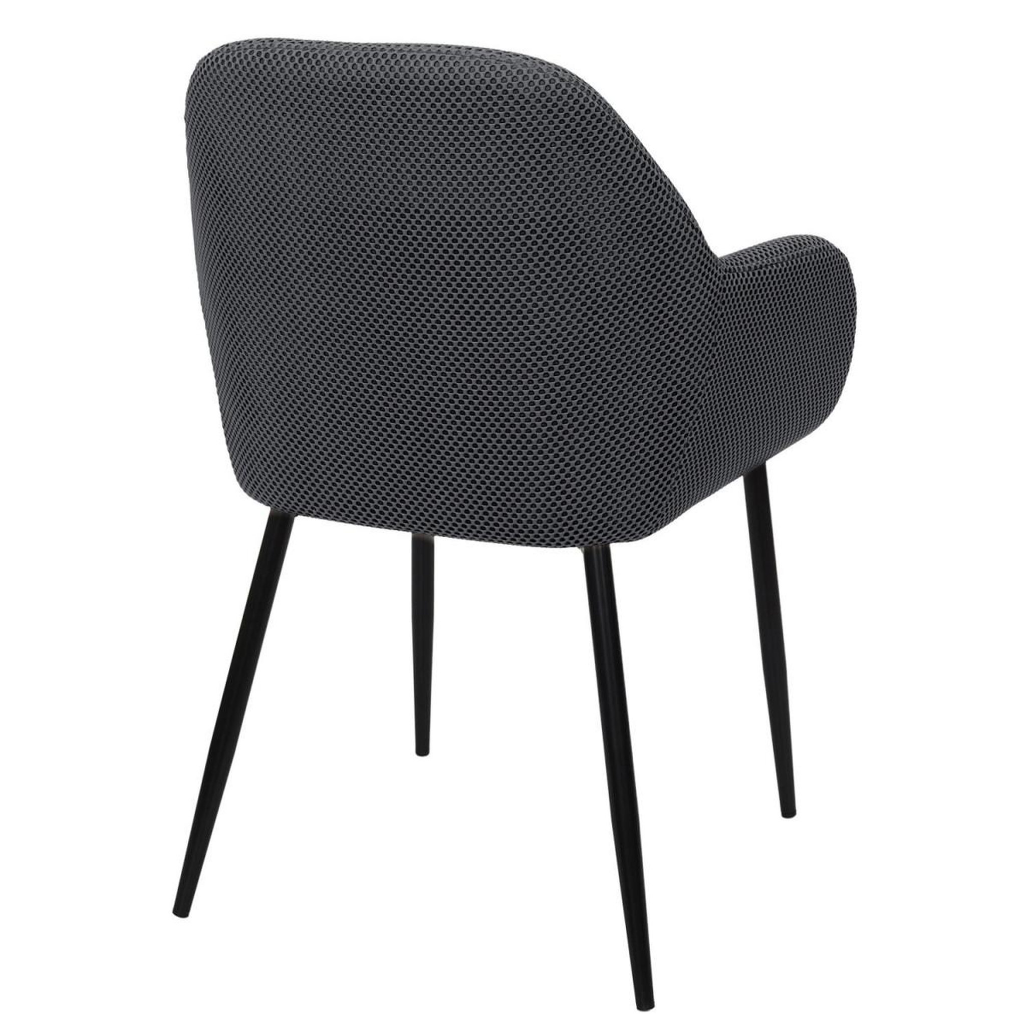 Voir la diapositive 5 : The Home Deco Factory Lot de 2 chaises fauteuil  atome  85cm gris
