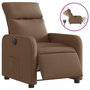Voir la diapositive 2 : VIDAXL Fauteuil inclinable electrique Marron Tissu