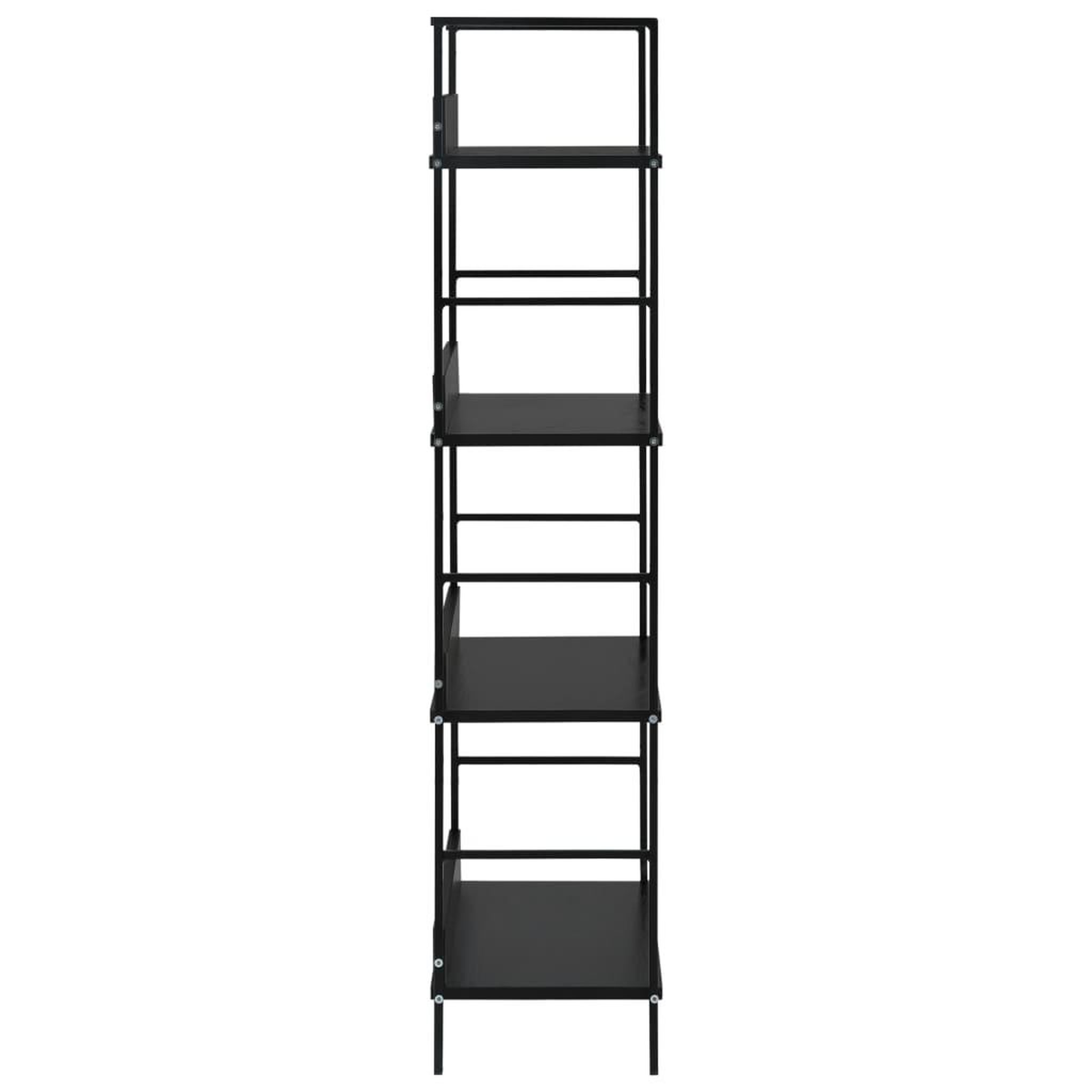 Voir la diapositive 4 : VIDAXL Bibliotheque a 4 niveaux noir 60x27,6x124,5cm bois d'ingenierie