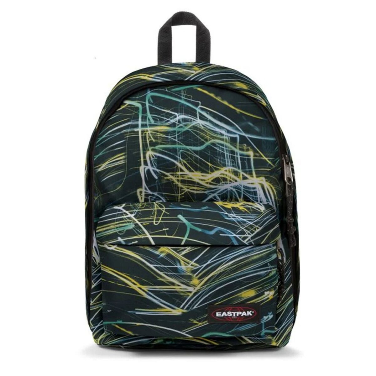 EASTPAK Sac à dos OUT OF OFFICE blured lines vert 2 compartiments