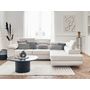 Voir la diapositive 1 : BEST MOBILIER Pablo - canapé d'angle droit - 5 places - convertible avec coffre et têtières réglables - en velours