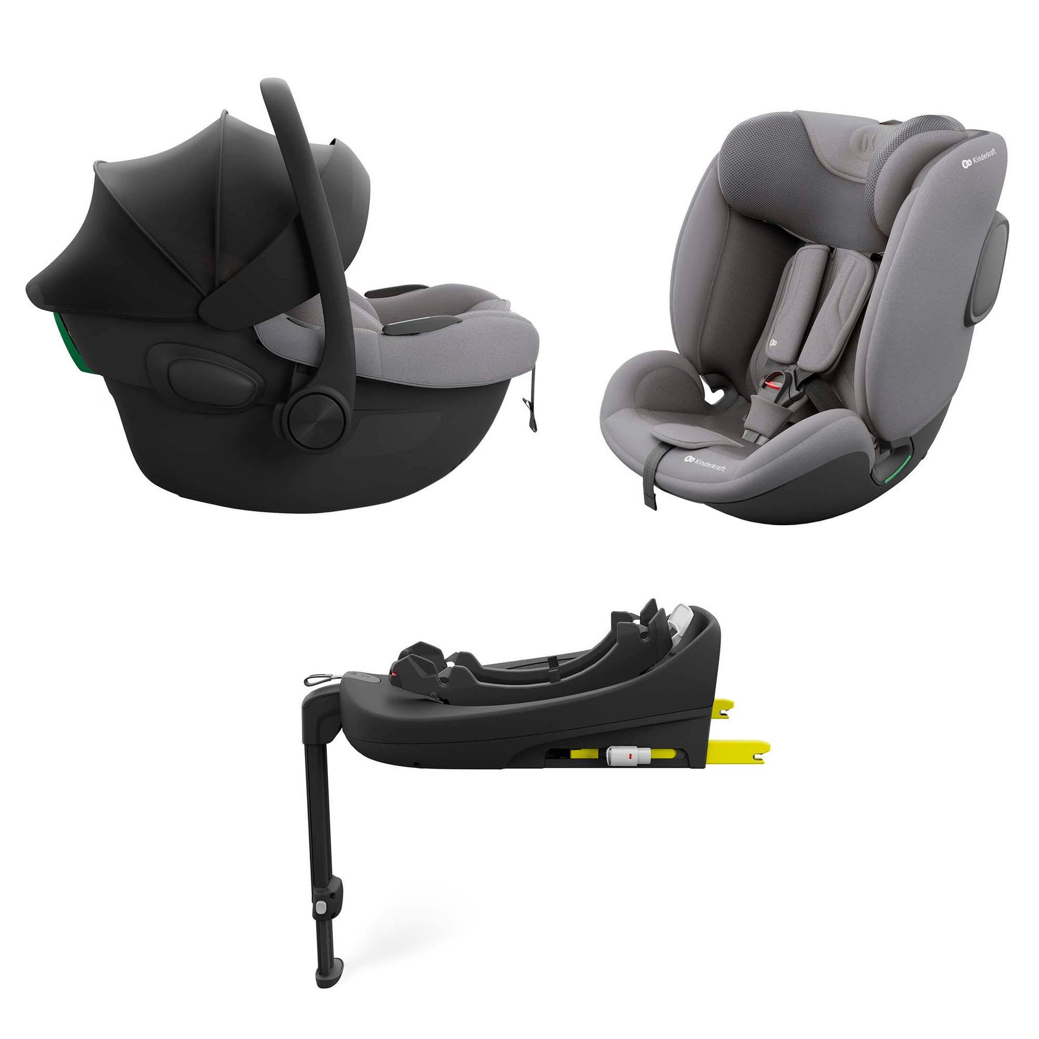 Voir la diapositive 2 : KINDERKRAFT Base isofix modulaire pour siège auto