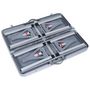 Voir la diapositive 5 : VIDAXL Table pliable de camping avec 4 sieges Acier Aluminium
