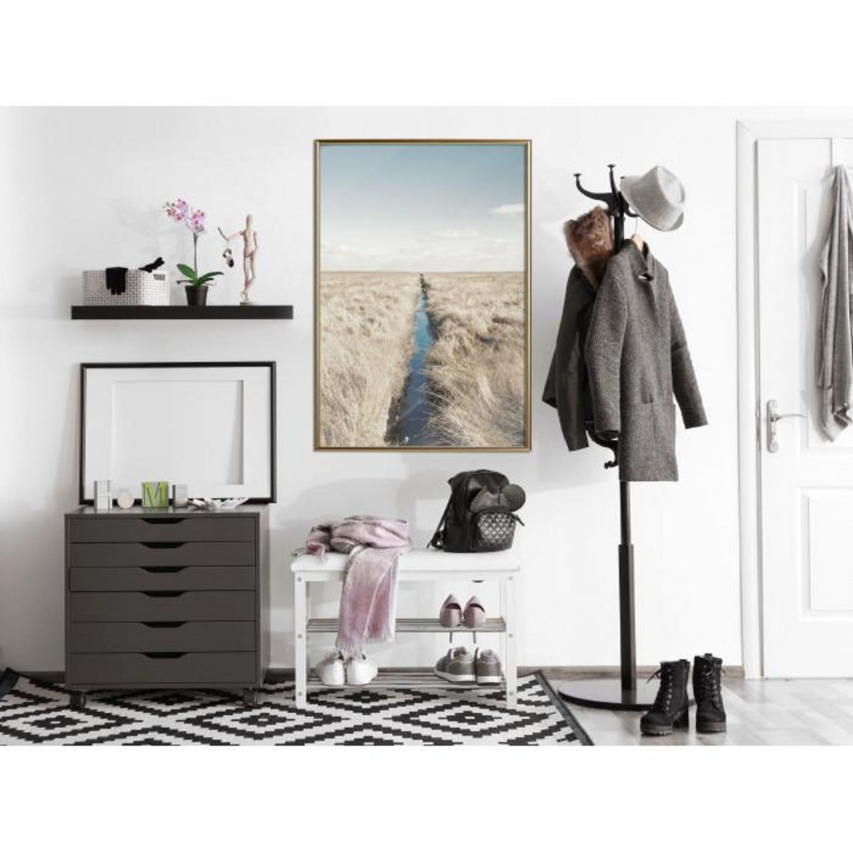 Paris Prix Affiche Murale Encadrée  Drainage Ditch