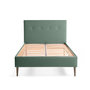Voir la diapositive 1 : BEST MOBILIER Monet - lit - 160x200 - sommier inclus - en tissu